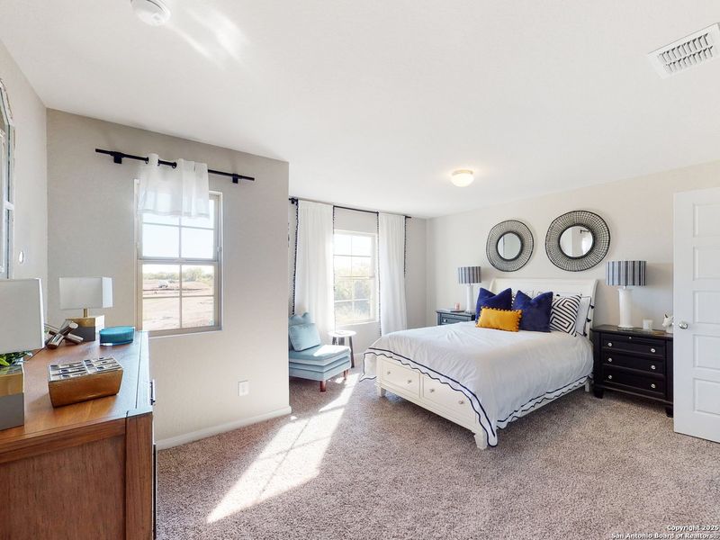 Furnished interior view inside a new home in Blue Ridge Ranch, San Antonio (Image 11). Furnished interior view inside a new home in Blue Ridge Ranch, San Antonio (Image 11).