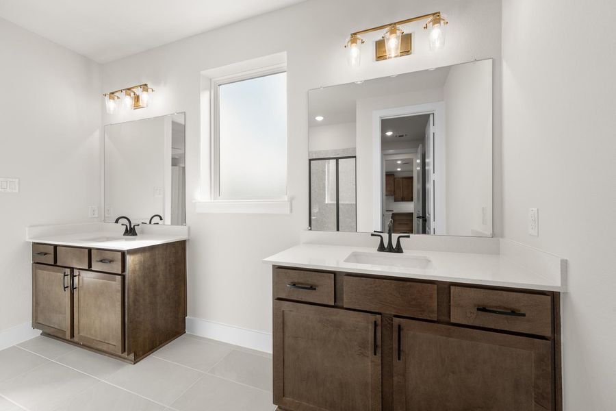 Furnished interior view inside a new home in The Retreat at Harvest, Argyle (Image 11).