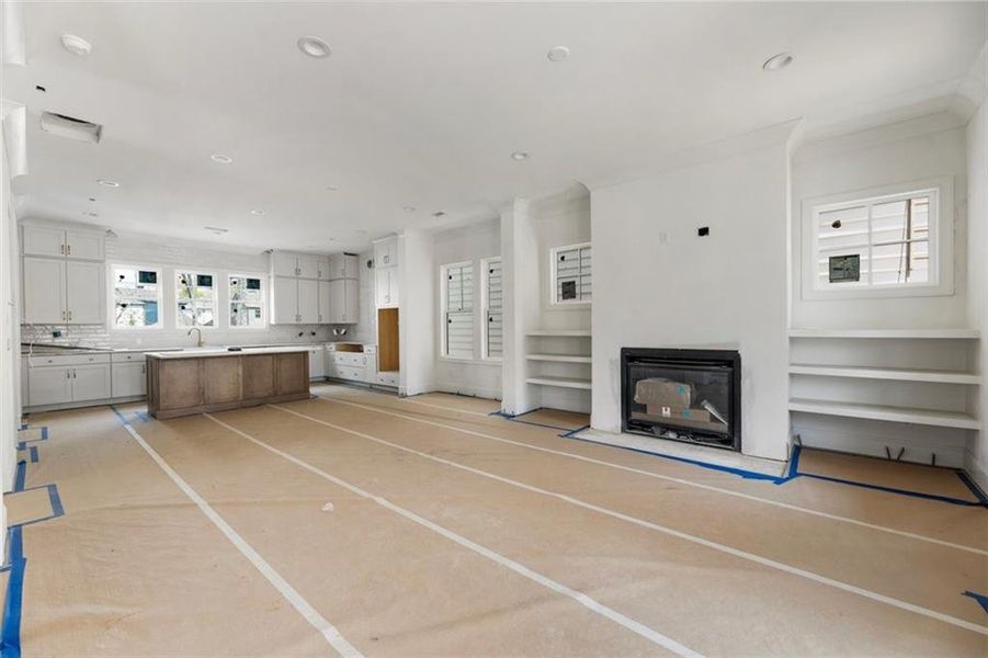 In-progress construction of a new home in , Alpharetta, GA (Image 20).