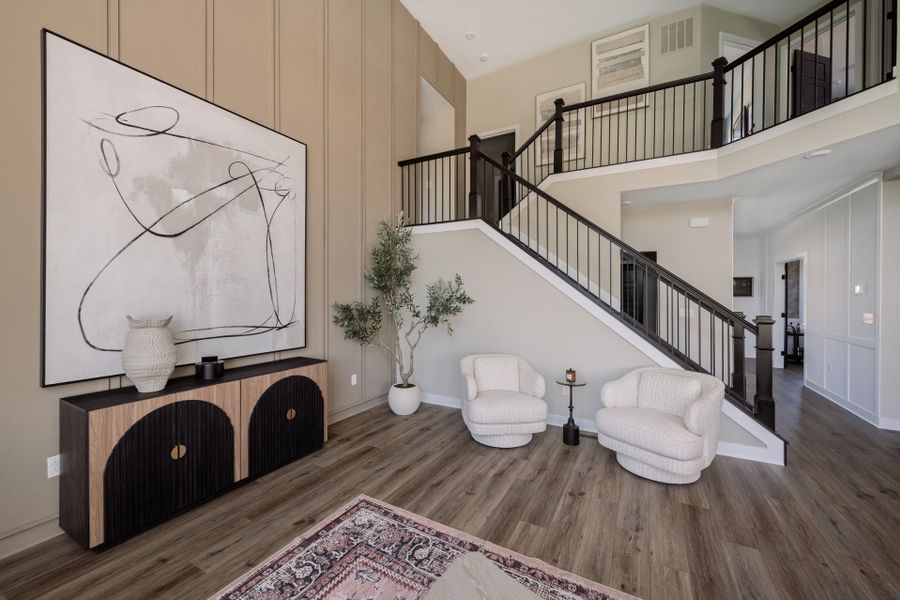 Representative furnished interior of a home built from the Blair by Fischer Homes in Twin Lakes, Hoschton (Image 16).