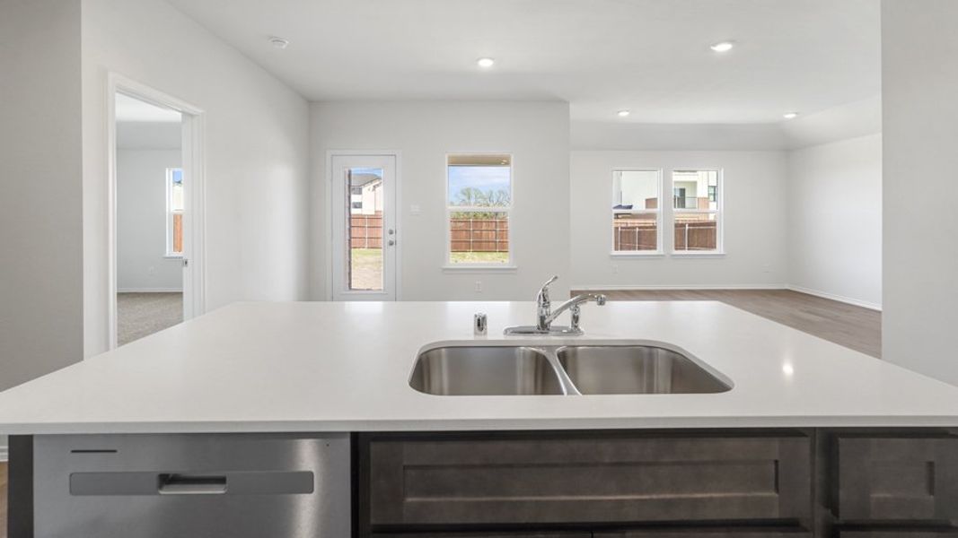 Representative furnished interior of a home built from the Denton by D.R. Horton in Saddlebrook, Waxahachie (Image 9). Representative furnished interior of a home built from the Denton by D.R. Horton in Saddlebrook, Waxahachie (Image 9).