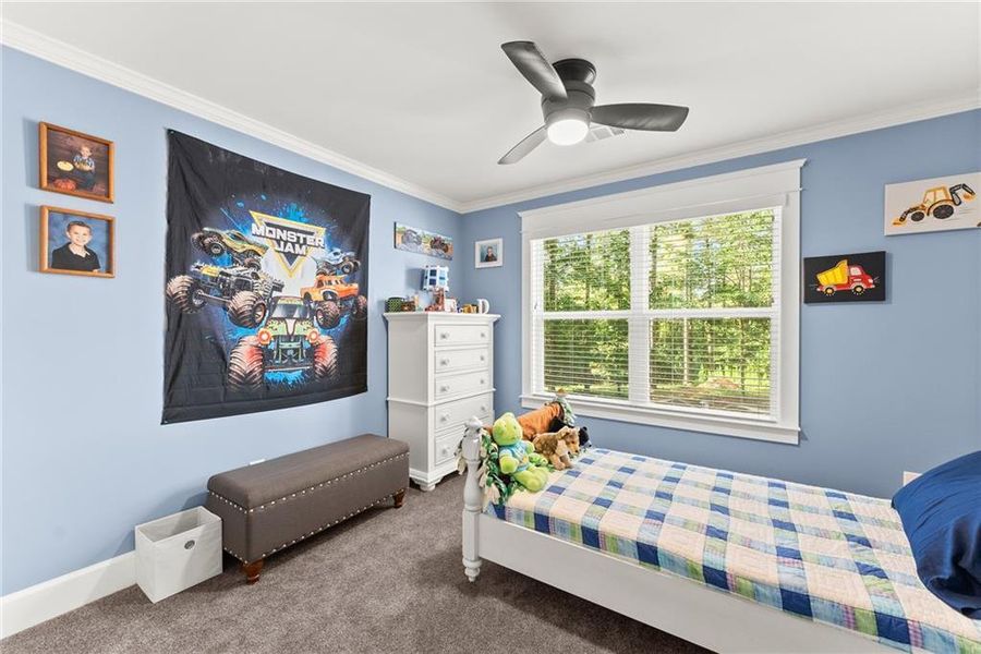 Furnished interior view inside a new home in , Royston (Image 32).