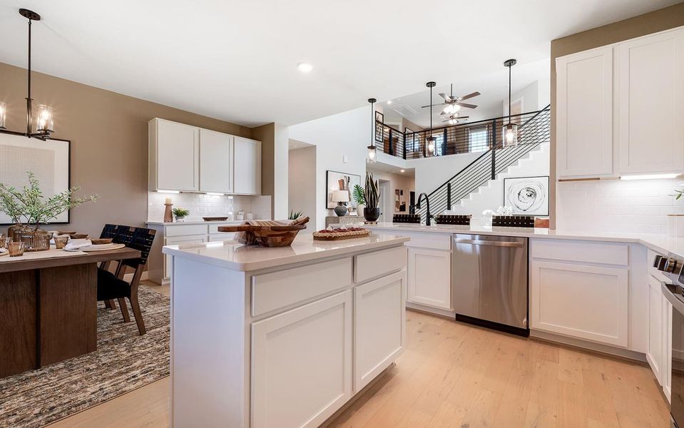 Furnished interior view inside a new home in Steed Landing, Texas City (Image 27).