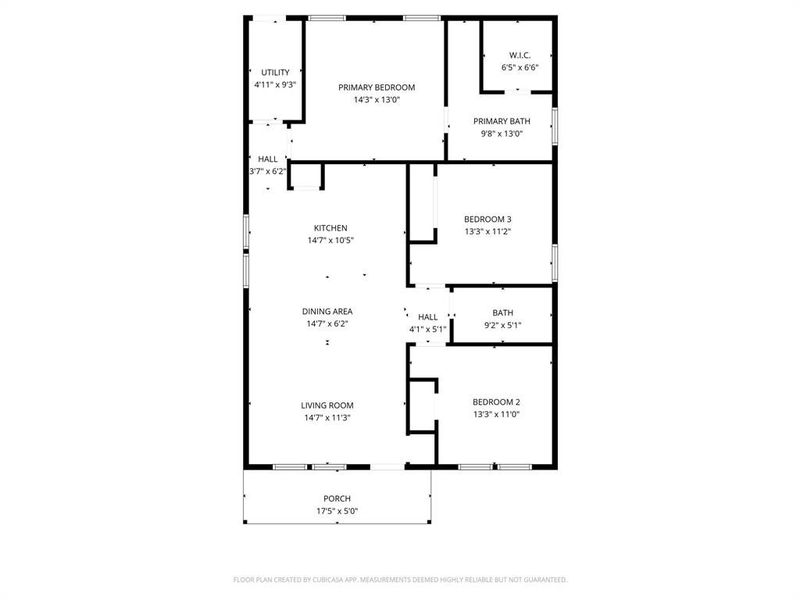View of floor plan / room layout