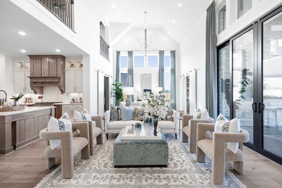 Representative Family Room - some options shown