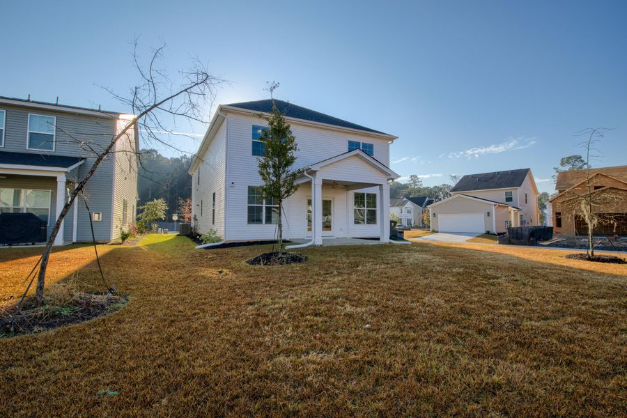 Exterior details and patio area of a home in Six Oaks, Summerville (Image 36). Exterior details and patio area of a home in Six Oaks, Summerville (Image 36).