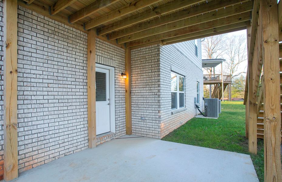 Homesite 96 Back Porch in new home for sale at Copes Crossing by Pulte Homes Nashville