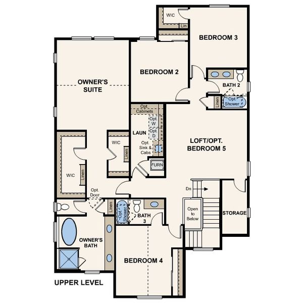 2D floor plan layout of this home in Legacy at Kime Ranch, Parker, CO (Image 4). 2D floor plan layout of this home in Legacy at Kime Ranch, Parker, CO (Image 4).