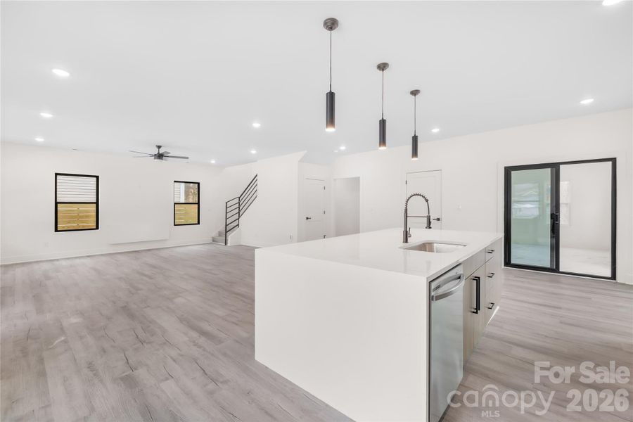 Furnished interior view inside a new home in , Charlotte (Image 8).