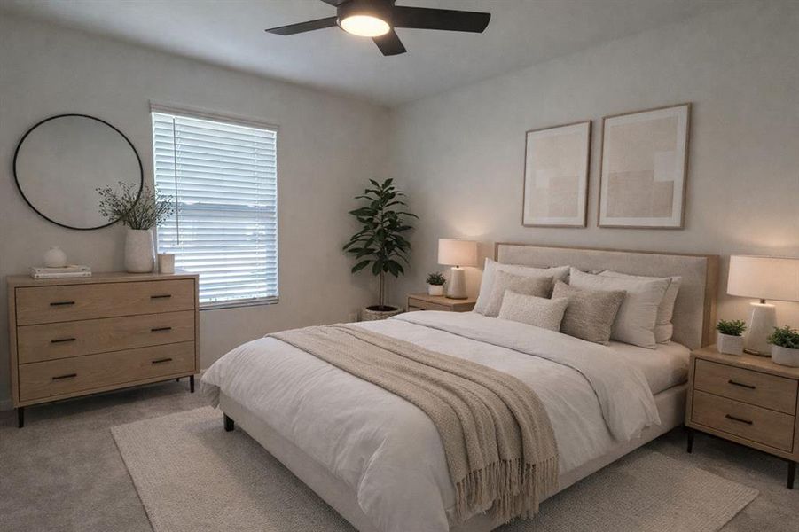 Furnished interior view inside a new home in Tillage Farms, Princeton (Image 8).