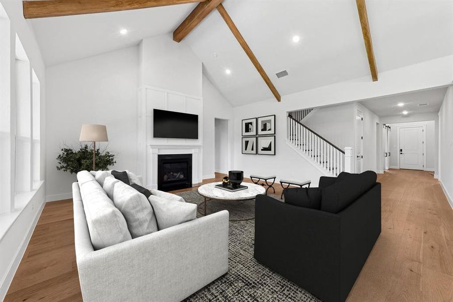 Furnished interior view inside a new home in Lincoln Pointe, Van Alstyne (Image 16).