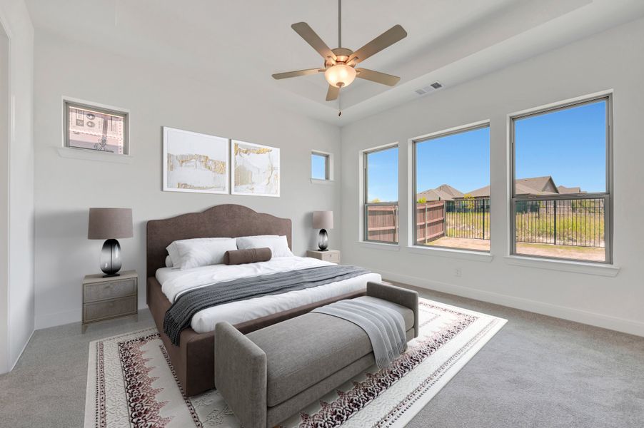 Furnished interior view inside a new home in Tavolo Park Cottages, Fort Worth (Image 6).