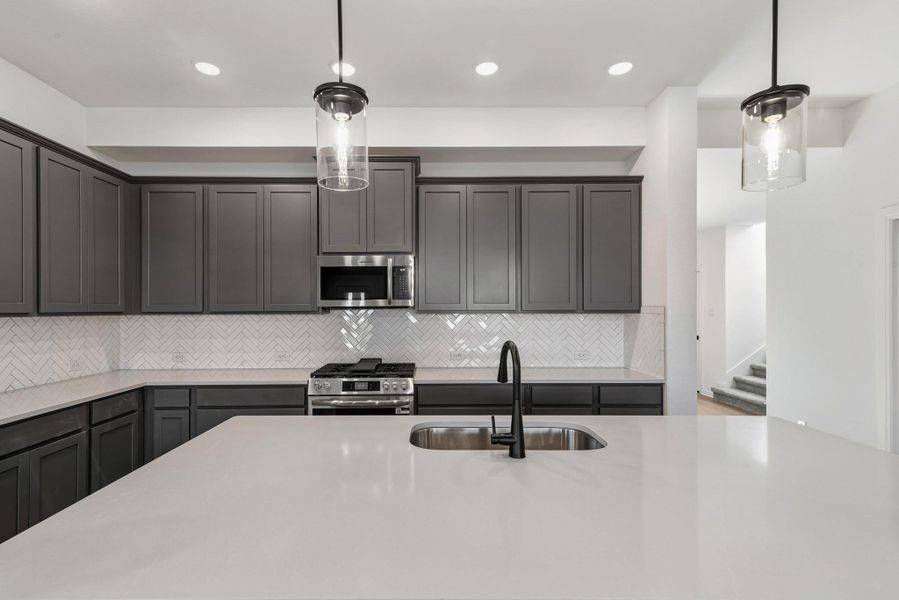 Furnished interior view inside a new home in Jordan Ranch 45' Homesites, Fulshear (Image 5).