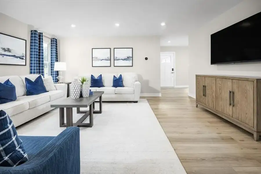 Furnished interior view inside a new home in Carolina Crofts, Greenville (Image 7).