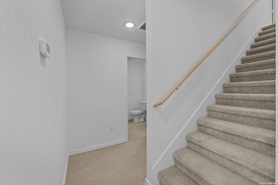 Spacious, unfurnished interior of a new home in Hidden Oasis, San Antonio (Image 11). Spacious, unfurnished interior of a new home in Hidden Oasis, San Antonio (Image 11).