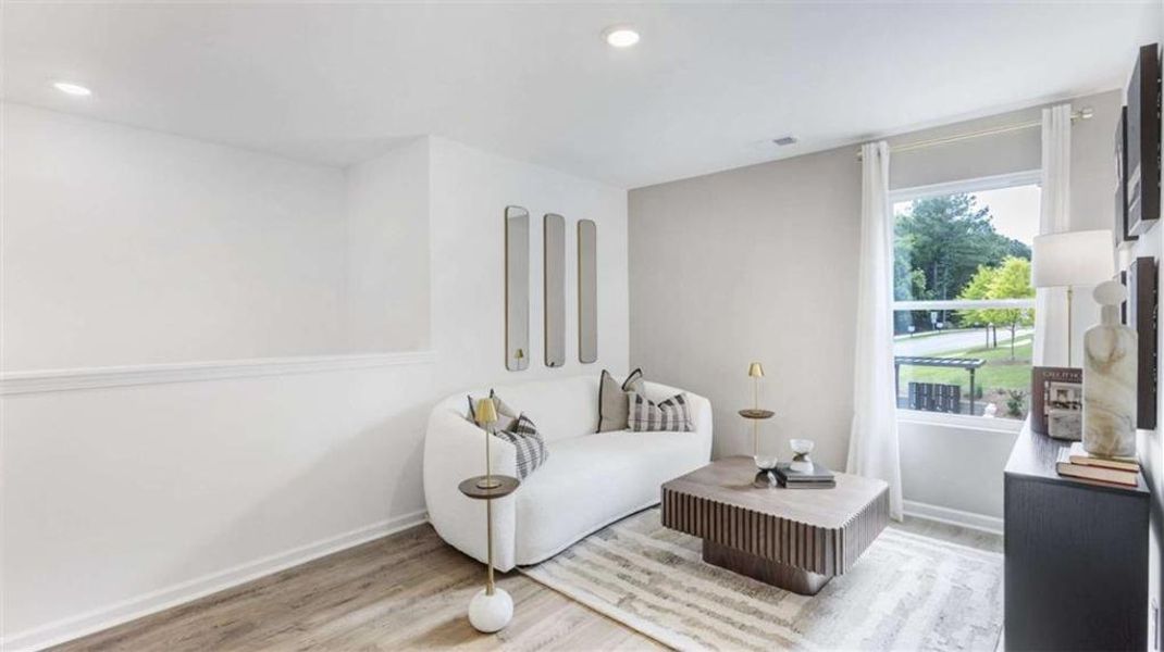 Furnished interior view inside a new home in Barrett Cove, Marietta (Image 9).