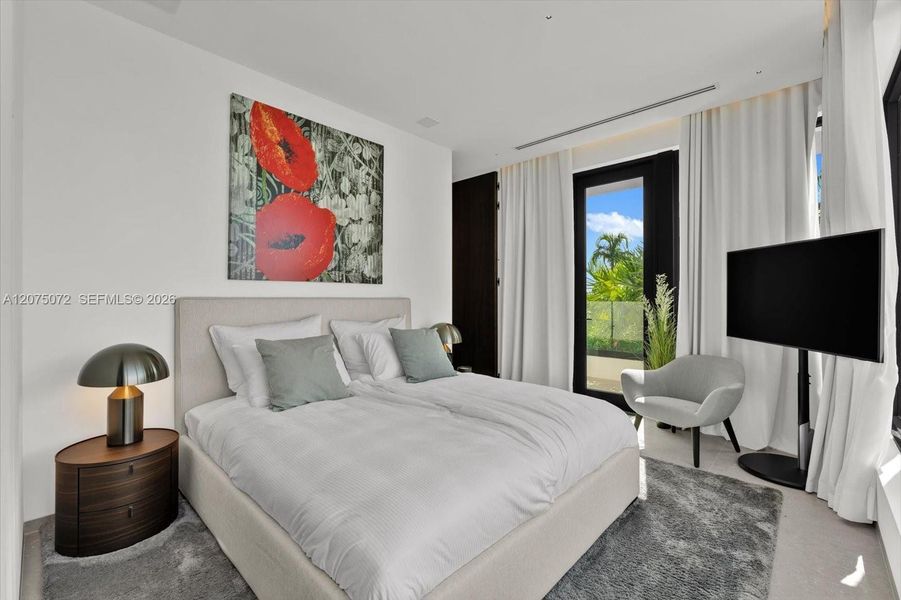 Furnished interior view inside a new home in , Miami Beach (Image 11).