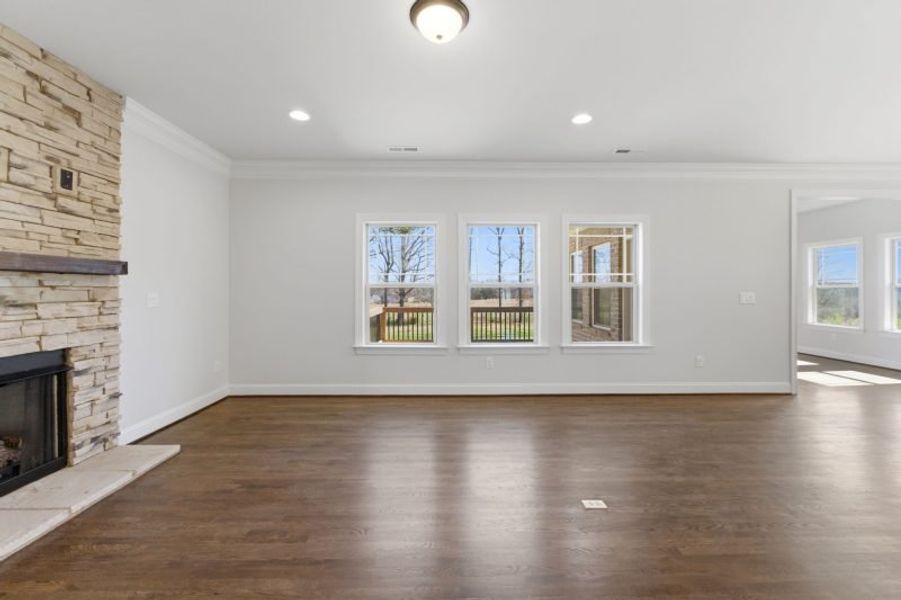 Spacious, unfurnished interior of a new home in Blacksmith, Stokesdale (Image 62).