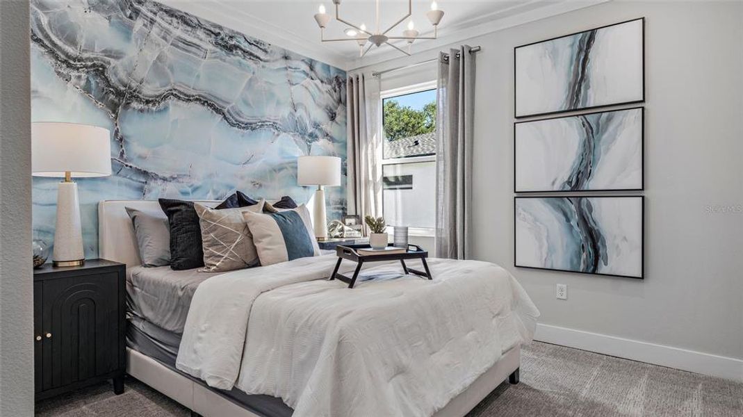 Furnished interior view inside a new home in Cresswind at Lake Harris, Tavares (Image 12).