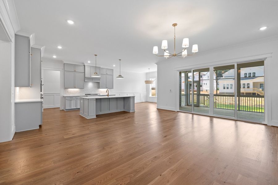 Representative unfurnished interior of a home built from the The Emerson by RobuckHomes in Stonehenge, Raleigh (Image 170).