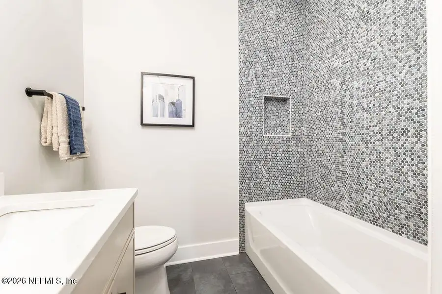 Furnished interior view inside a new home in , Jacksonville Beach (Image 6). Furnished interior view inside a new home in , Jacksonville Beach (Image 6).