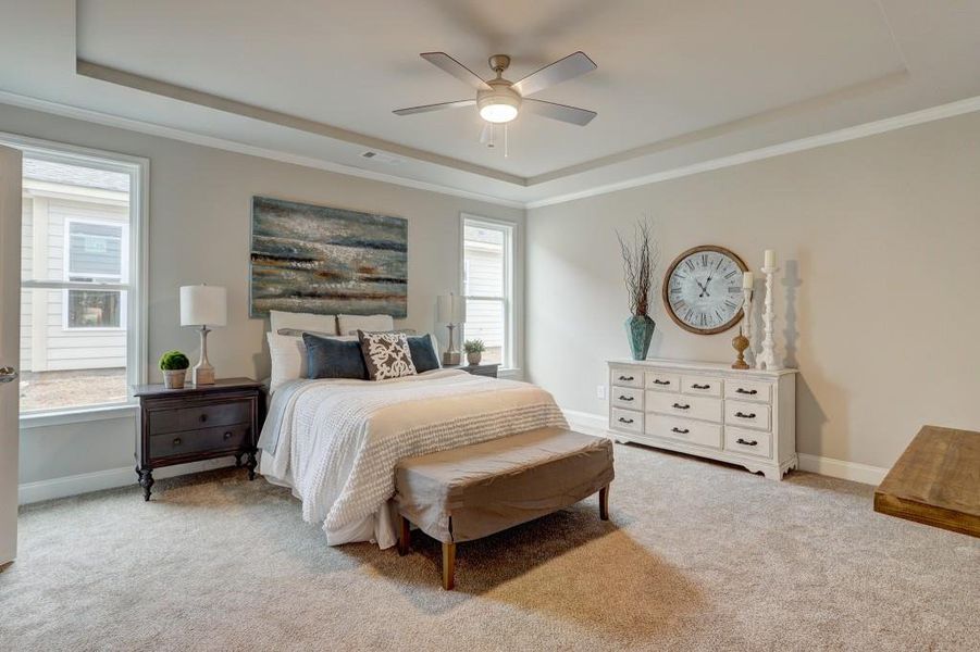 Furnished interior view inside a new home in Terraces at Paravel, Acworth (Image 5).