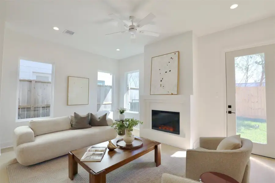 Furnished interior view inside a new home in , Houston (Image 19).