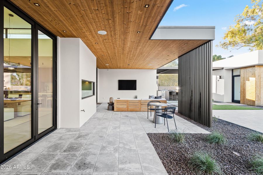 STUNNING BACK PATIO VIEW