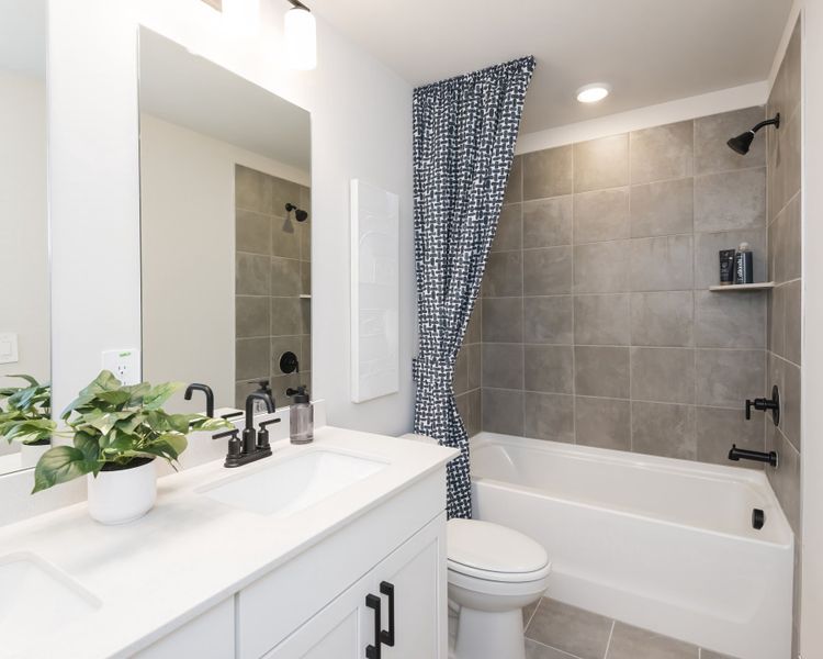 Furnished interior view inside a new home in Vines at Mill Creek - Legacy Series, Braselton (Image 30).