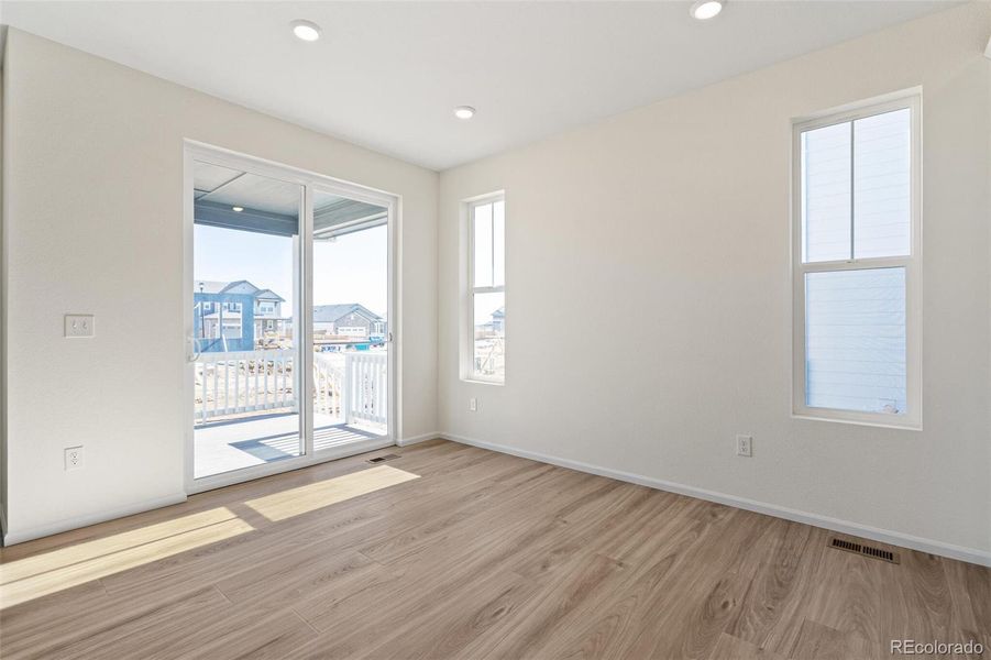 Spacious, unfurnished interior of a new home in Windsong, Brighton (Image 24). Spacious, unfurnished interior of a new home in Windsong, Brighton (Image 24).