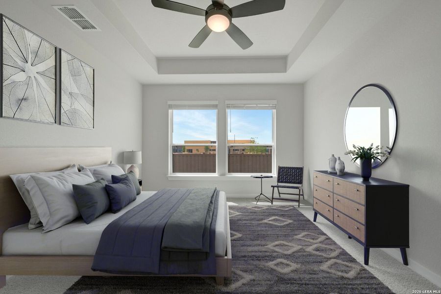 Furnished interior view inside a new home in Mayfair - Select Garden Series, New Braunfels (Image 6). Furnished interior view inside a new home in Mayfair - Select Garden Series, New Braunfels (Image 6).