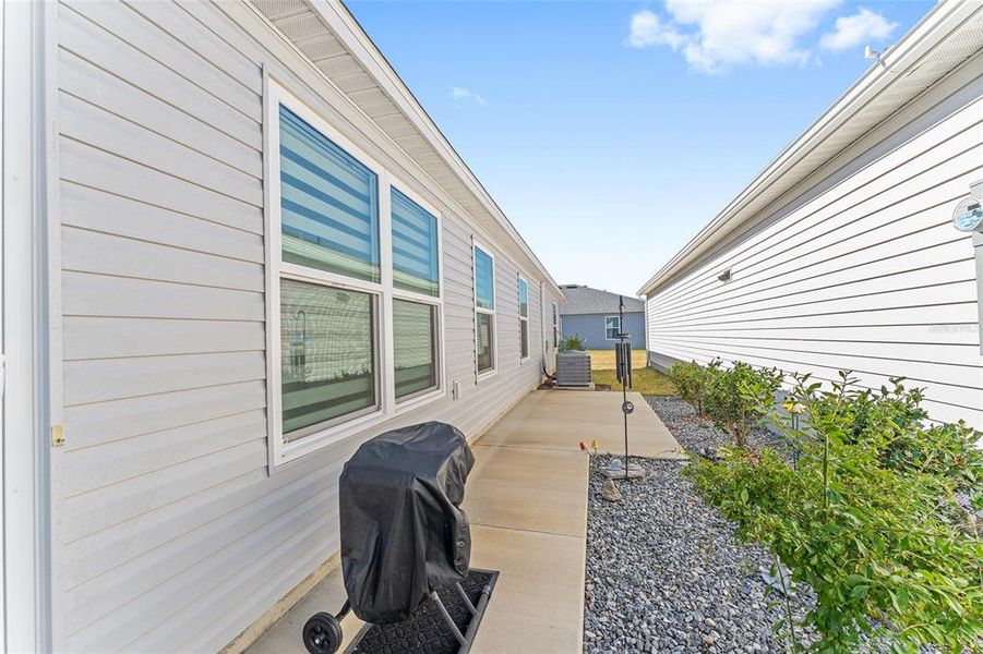 Exterior details and patio area of a home in , The Villages (Image 4). Exterior details and patio area of a home in , The Villages (Image 4).