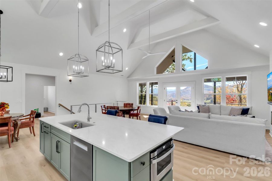 Furnished interior view inside a new home in , Waynesville (Image 8).