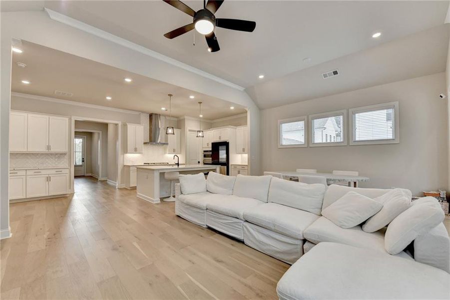 Furnished interior view inside a new home in Ellington Townhomes, Suwanee (Image 39).
