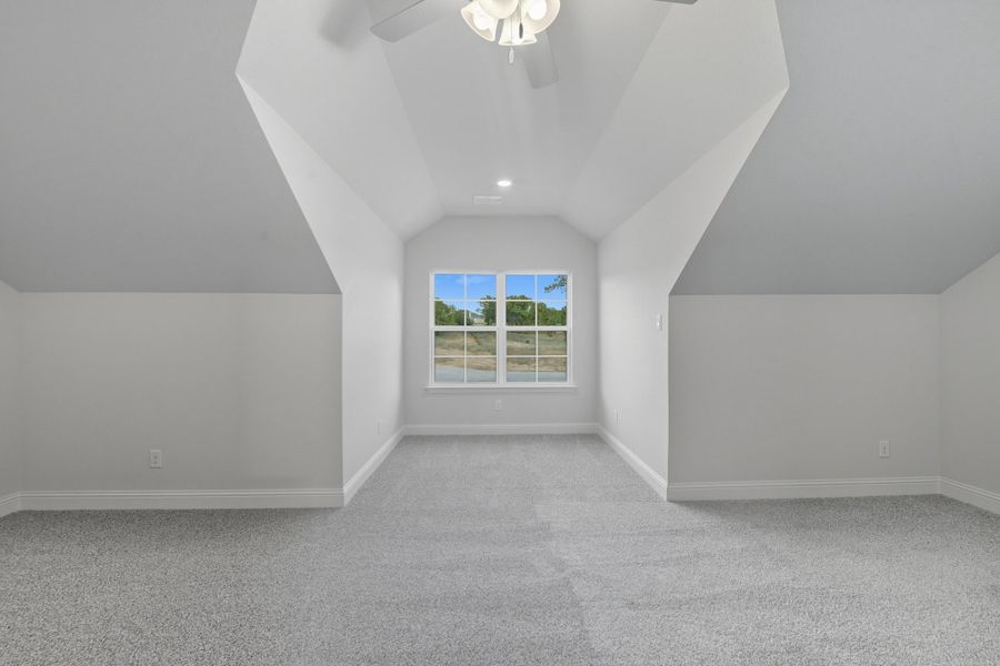 Representative unfurnished interior of a home built from the Garrison III by Cheldan Homes in Arbor Oaks, Boyd (Image 30).