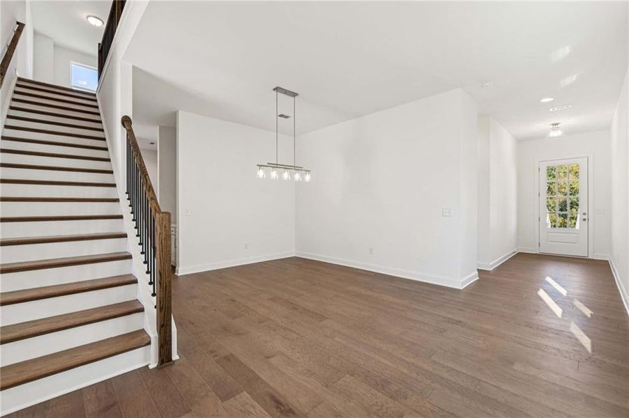 Spacious, unfurnished interior of a new home in East Harbor II at Chestatee, Dawsonville (Image 35).
