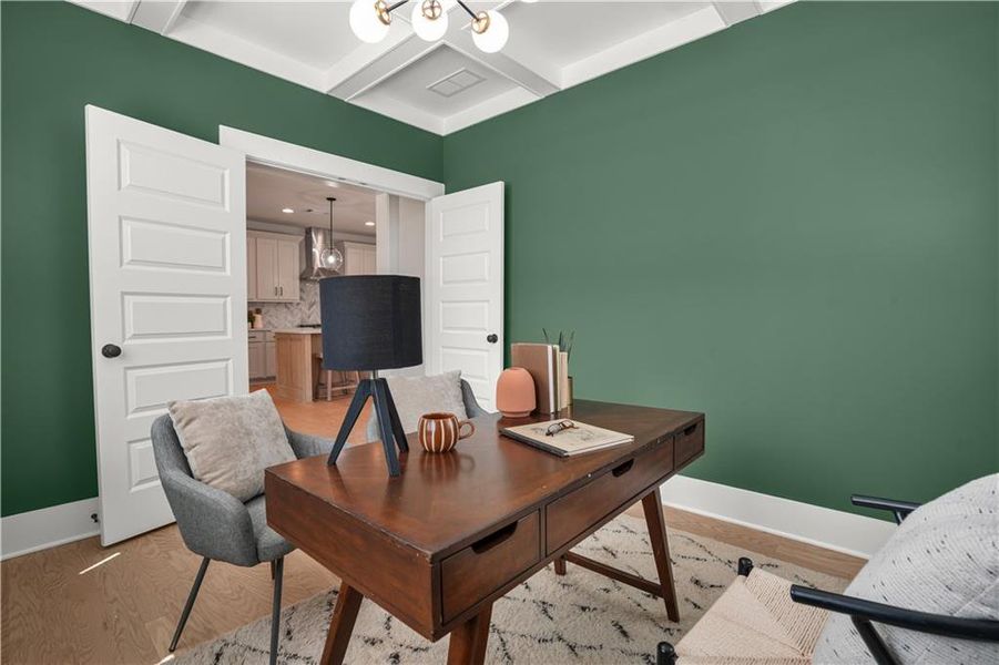 Furnished interior view inside a new home in , Scottdale (Image 17).