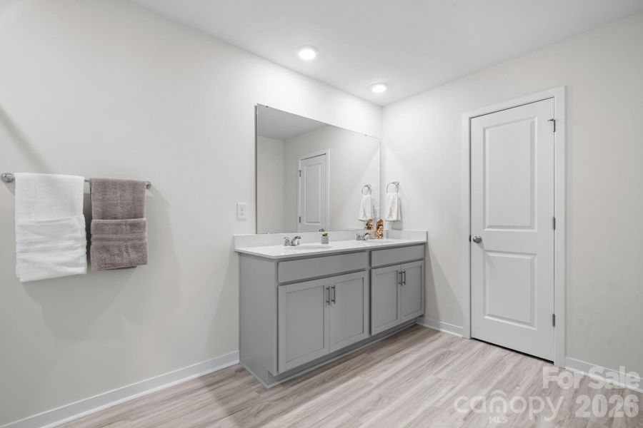 Furnished interior view inside a new home in The Hamptons at Hickory, Hickory (Image 8).