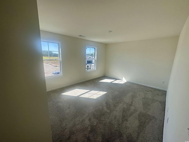 Empty room featuring carpet flooring and plenty of natural light Empty room featuring carpet flooring and plenty of natural light