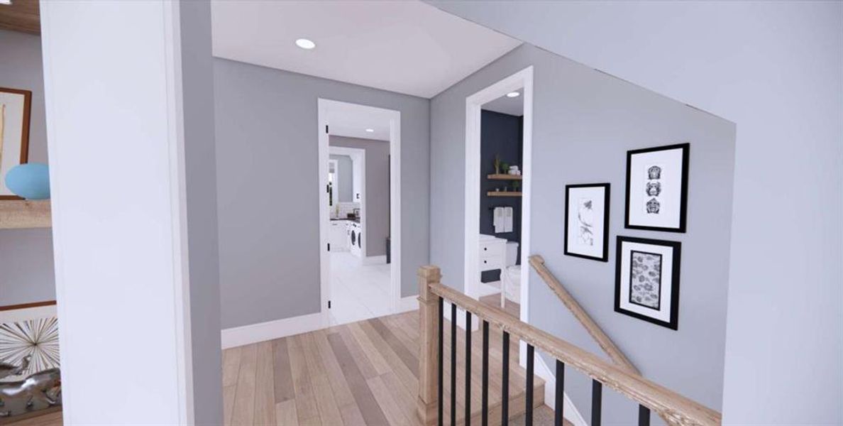 Furnished interior view inside a new home in , Carrollton (Image 36).