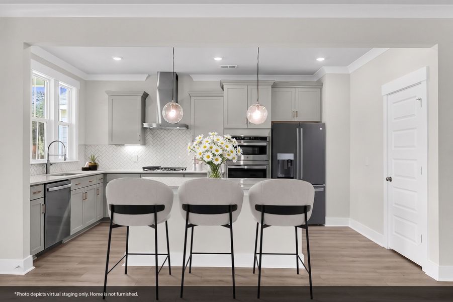 Furnished interior view inside a new home in Pineland Preserve, Summerville (Image 7).