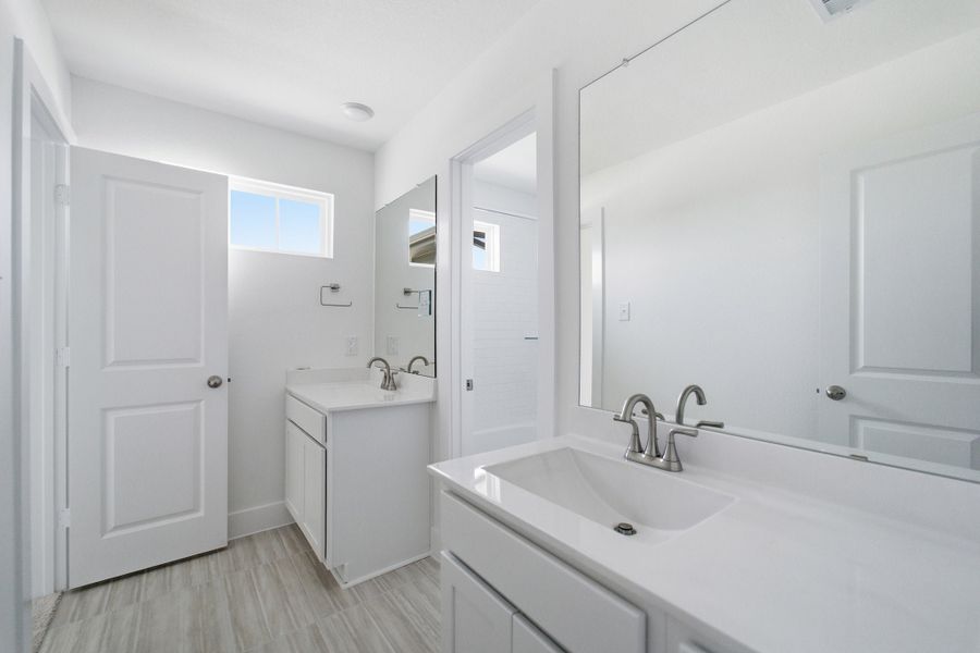 Furnished interior view inside a new home in Sundance Cove, Crosby (Image 10).