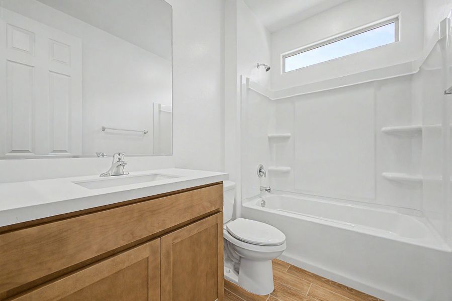 Furnished interior view inside a new home in Las Ventanas - RV Collection, Goodyear (Image 6).