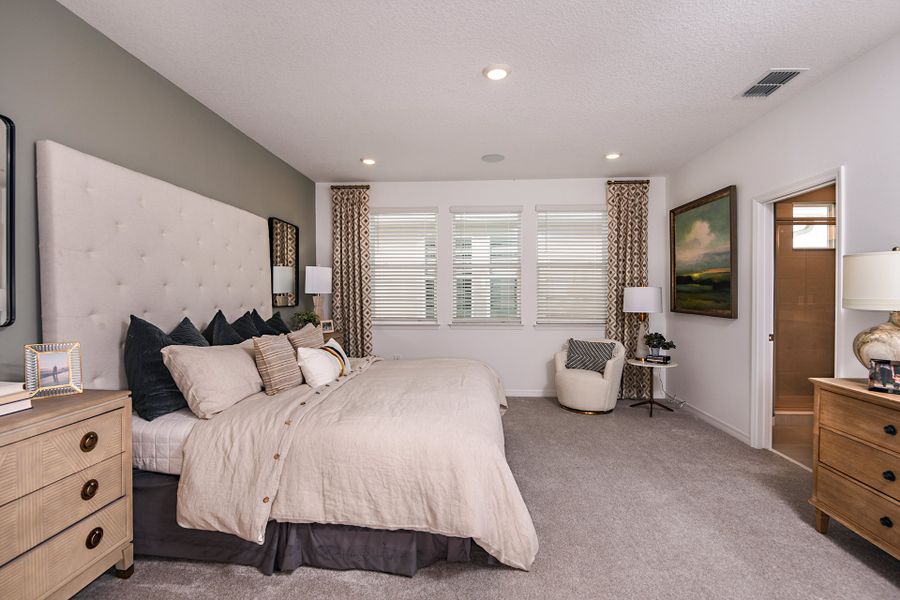 Furnished interior view inside a new home in Harvest at Ovation, Winter Garden (Image 22). Furnished interior view inside a new home in Harvest at Ovation, Winter Garden (Image 22).