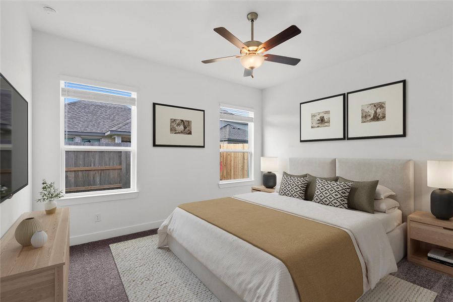 Furnished interior view inside a new home in Emory Glen, Magnolia (Image 18).