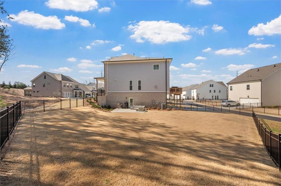 Exterior details and patio area of a home in , Cumming (Image 32).