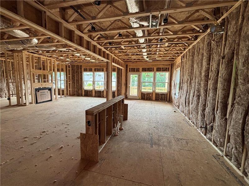 In-progress construction of a new home in Arbors at Richland Creek, Buford, GA (Image 5).