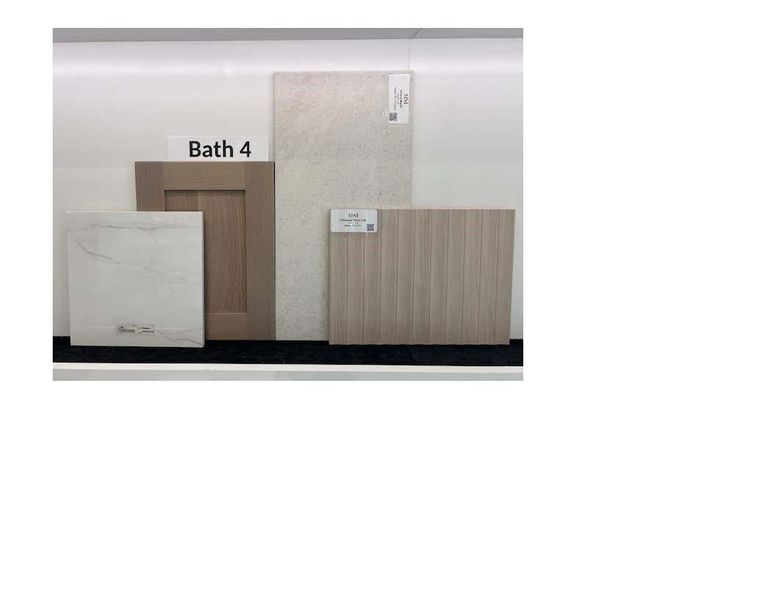 High-end finishes chosen for the secondary bathrooms as well.