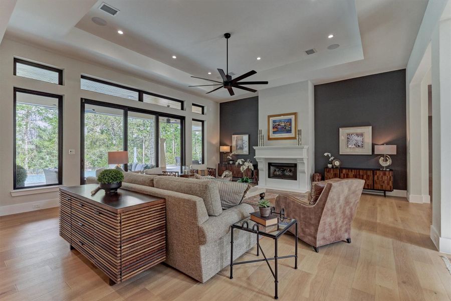 Furnished interior view inside a new home in , Montgomery (Image 9). Furnished interior view inside a new home in , Montgomery (Image 9).