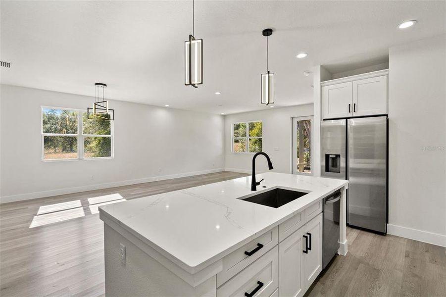 Furnished interior view inside a new home in , Dunnellon (Image 11).